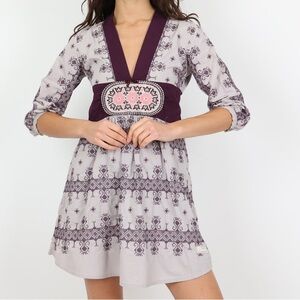 Anthropologie Odd Molly Embroidered Dress Size 2